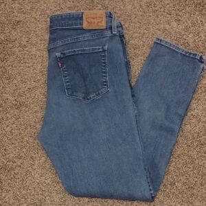 Levi's Medium Blue Straight-Leg Women's Jeans